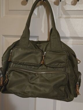 GAP Handbag Cargo Utility Olive Green Zipper Pockets